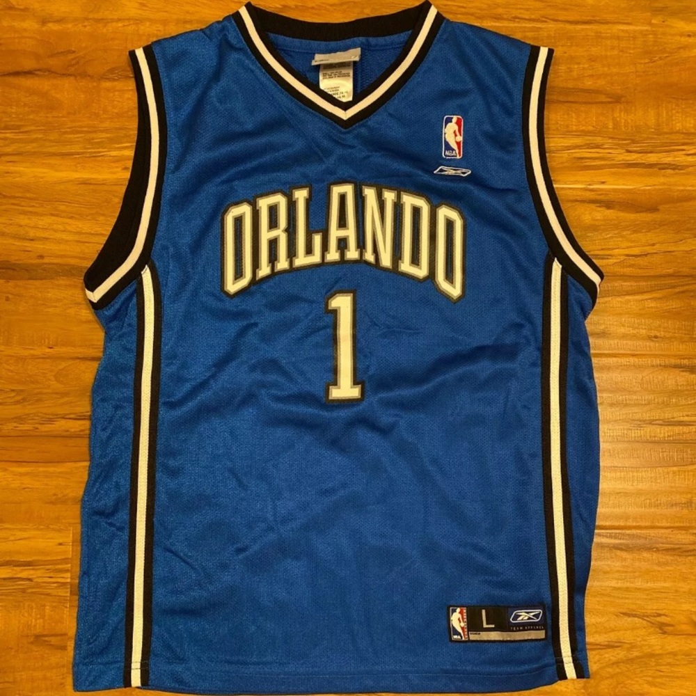 Authentic Tracy McGrady Magic Jersey Youth Large